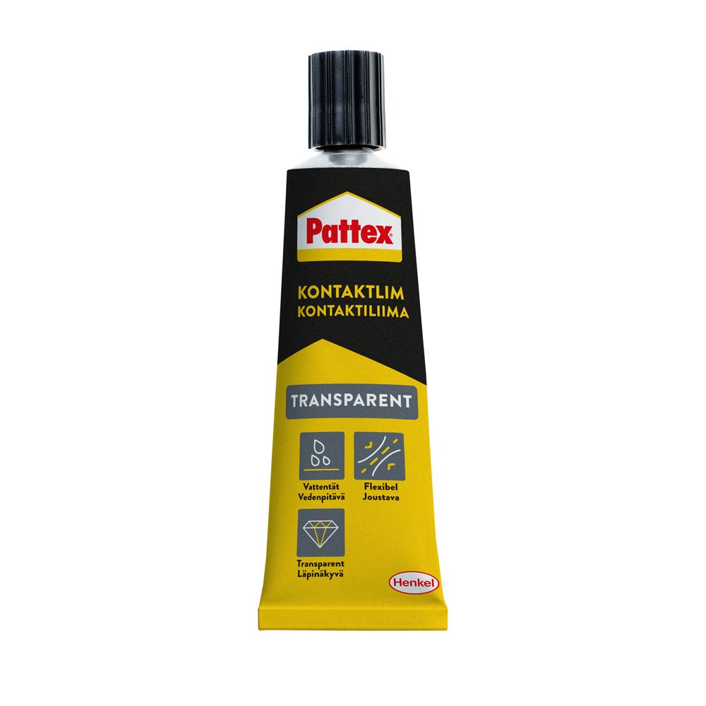 Pattex kontaktlim transparent 50 g
