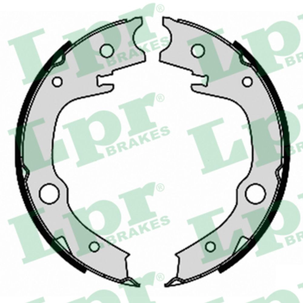 Bromsbackar, sats, parkeringsbroms 22-3482