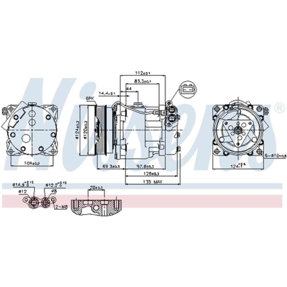 Ilmastointilaitteen kompressori 30-00329