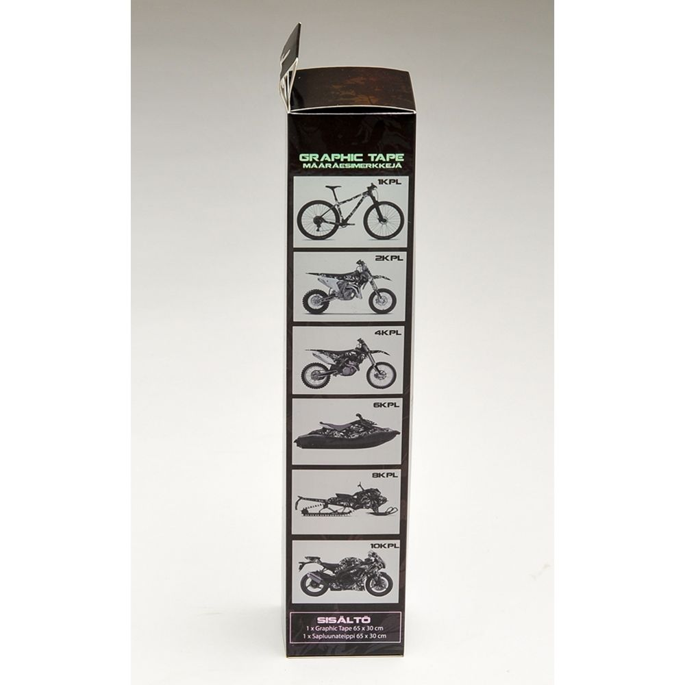 Stunt Freaks Team Graphic Tape Shifter Rainbow Chrome tarra-arkki