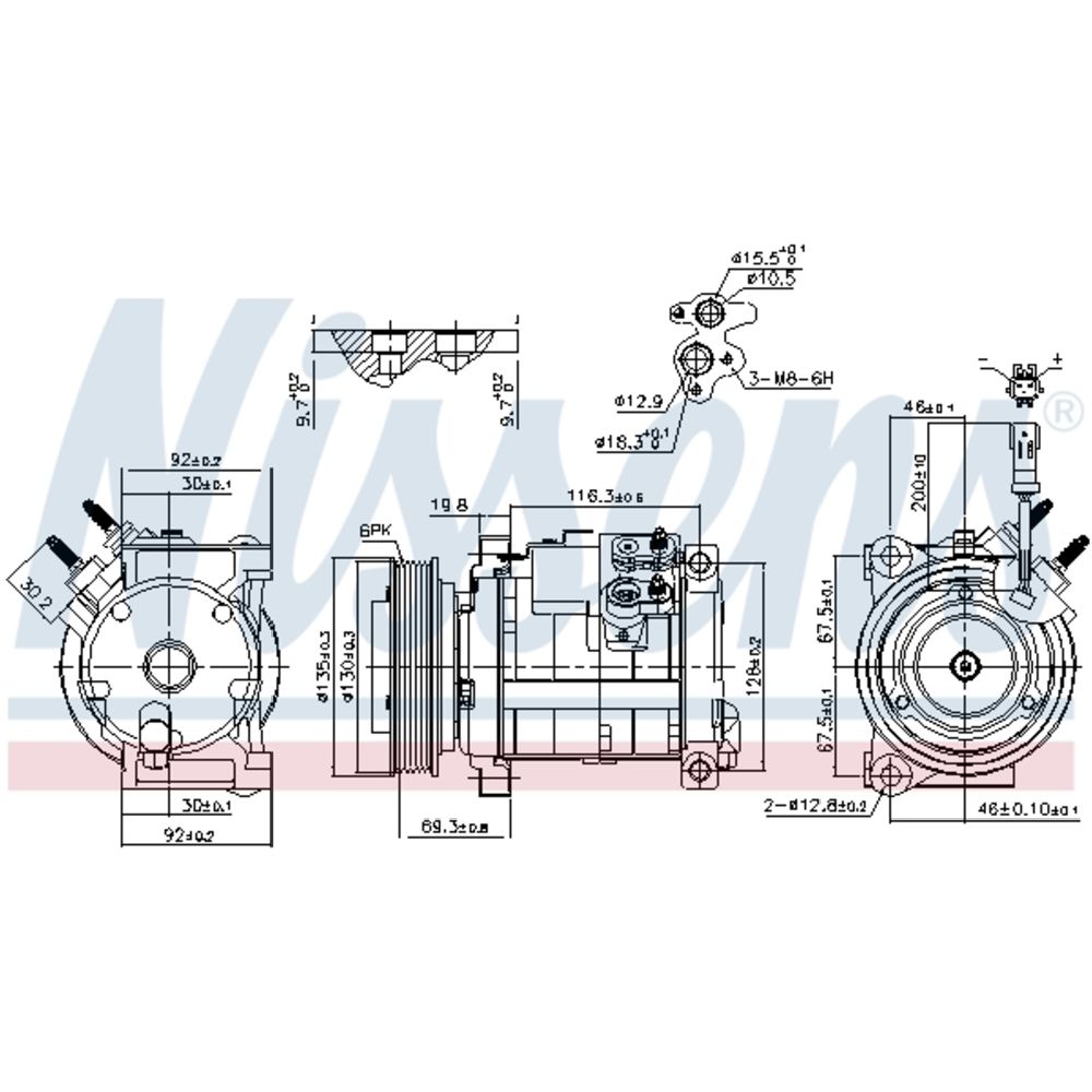 Ilmastointilaitteen kompressori 30-00412