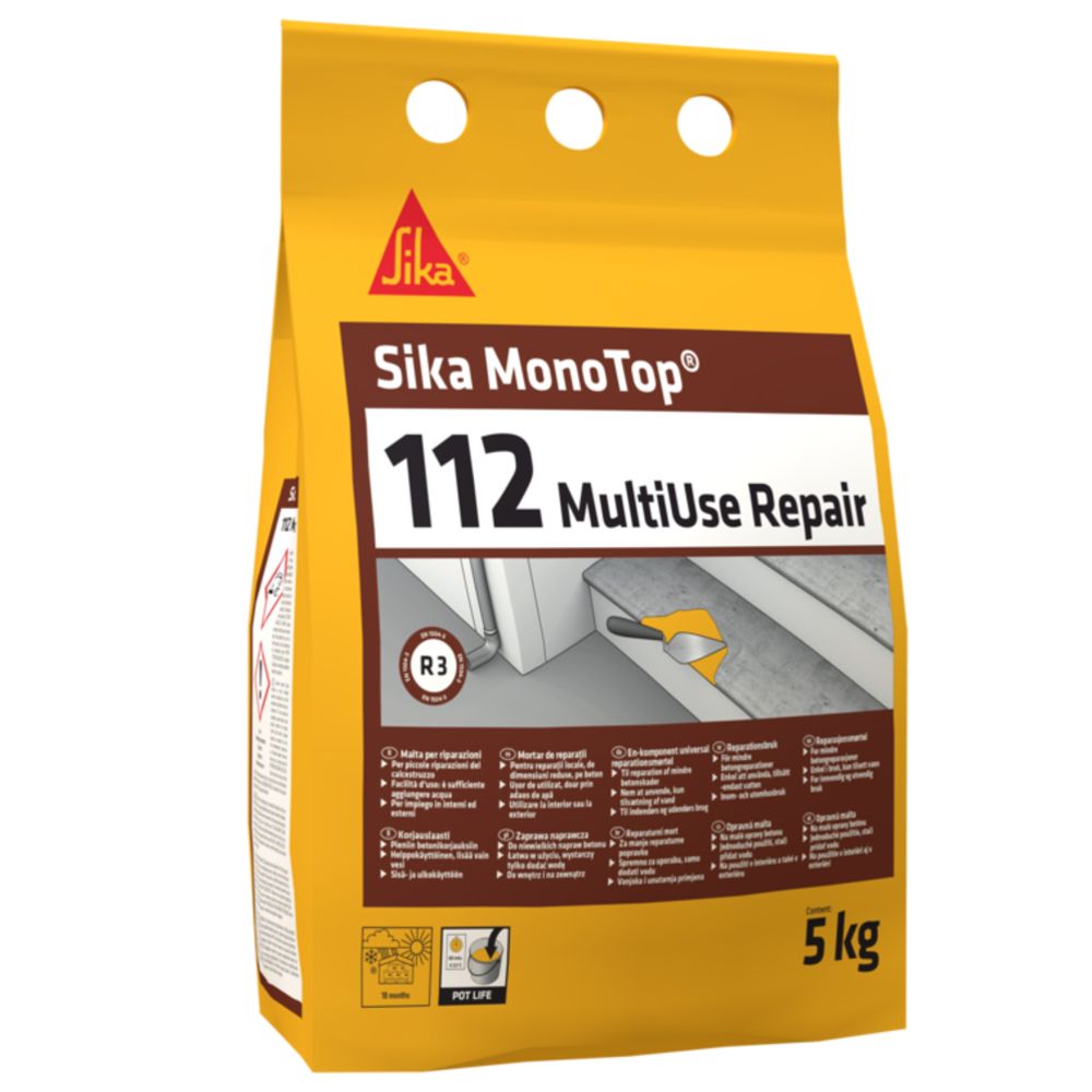 Sika MonoTop®-112 MultiUse Repair betonin korjauslaasti 5 kg