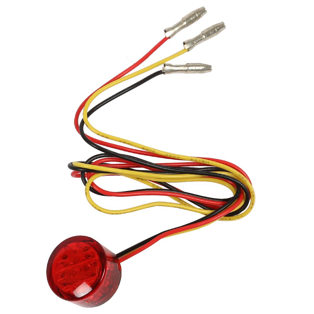 DZ Hardware baklampa rund röd lins E-godkänd