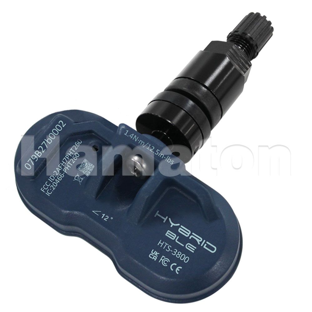 Hamaton EU-Pro Hybrid BLE TPMS-anturi (Clamp-In), Tesla Bluetooth, musta
