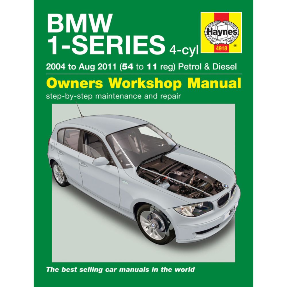 Korjausopas BMW 1-sarja 04-11 englanninkielinen