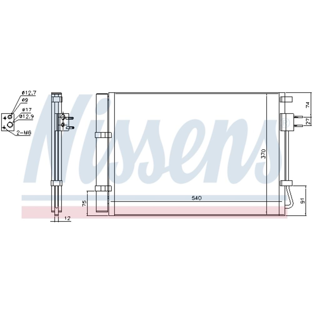 Kliimaseadme kondensaator 30-00440