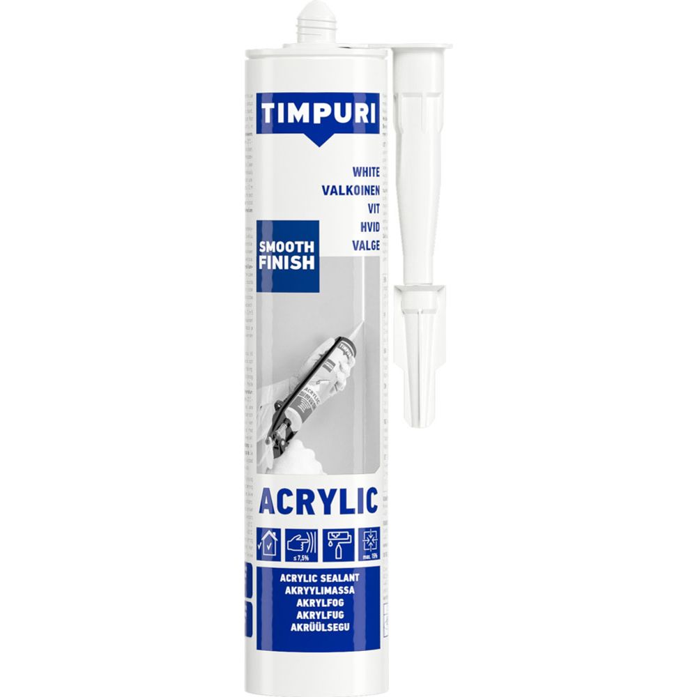 Timpuri akrüülhermeetik, valge, 290 ml