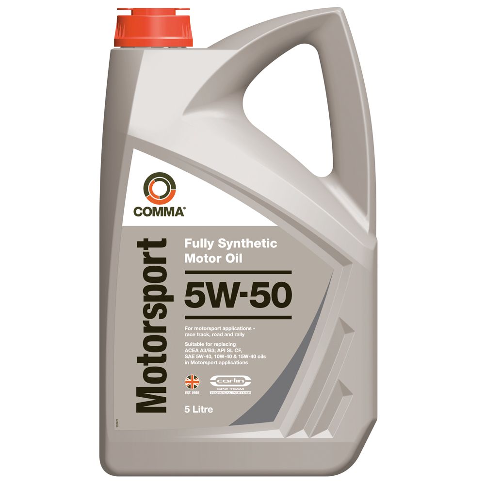 Comma Motorsport 5W-50 motorolja 5 l