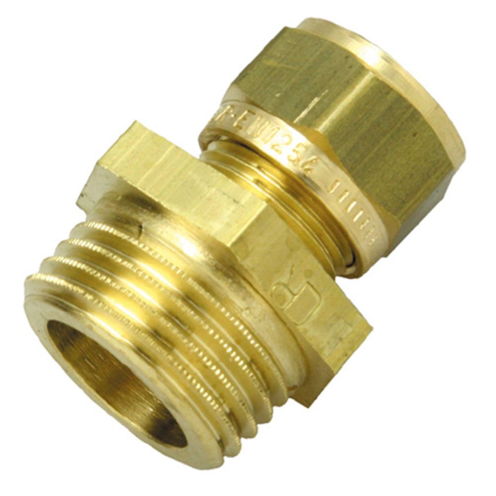 Klämringskoppling 1/2" utvändig gänga x 18 mm