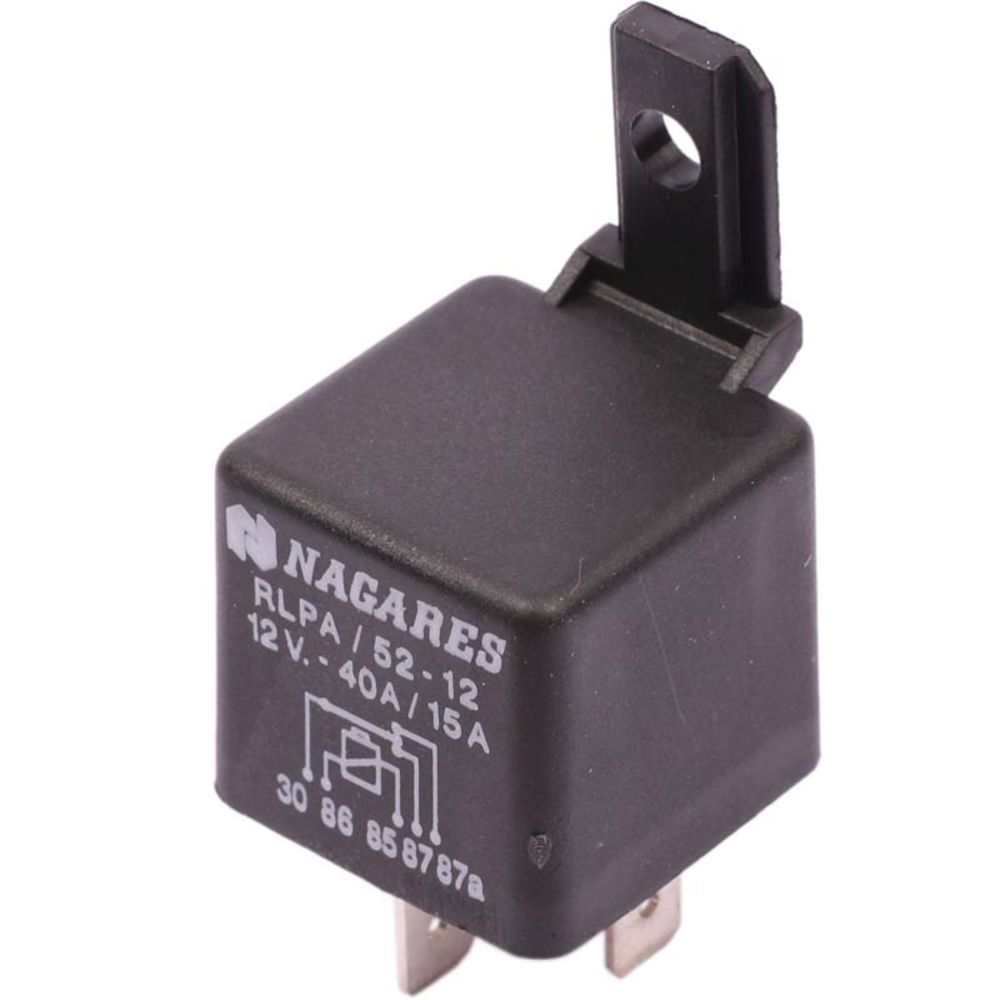 Växelrelä 12 V 40/15 A