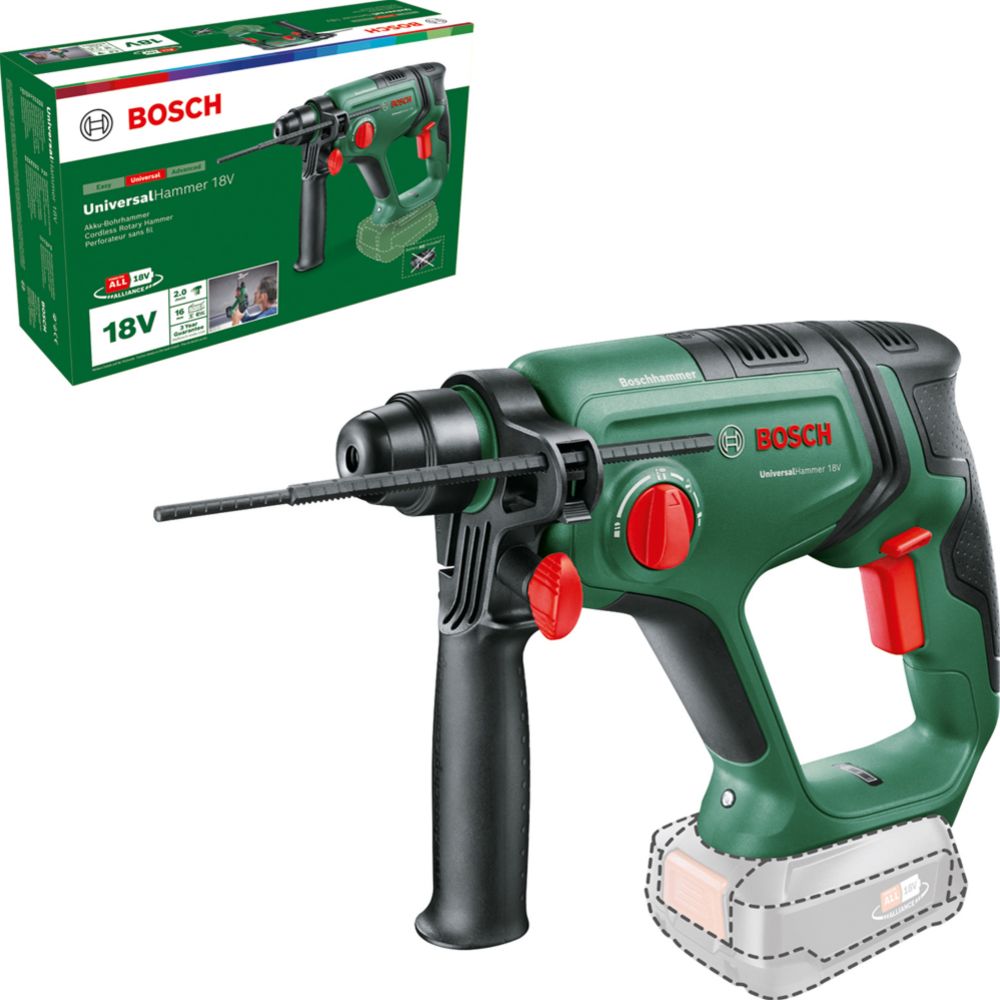 Bosch UniversalHammer batteridriven borrhammare 18 V utan batteri