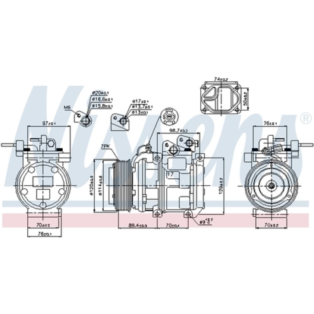 Ilmastointilaitteen kompressori 30-03736