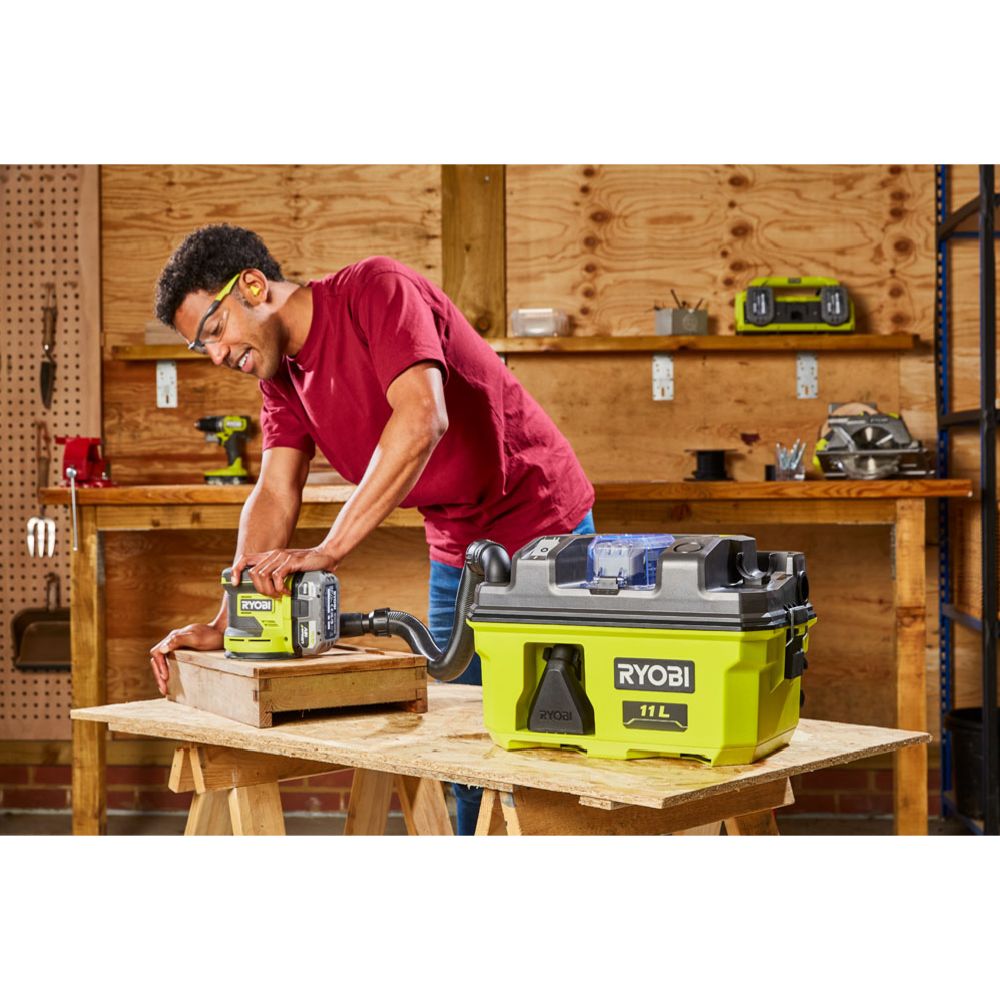 Ryobi ONE+ akkumärkä-kuivaimuri RV1811-0 runko