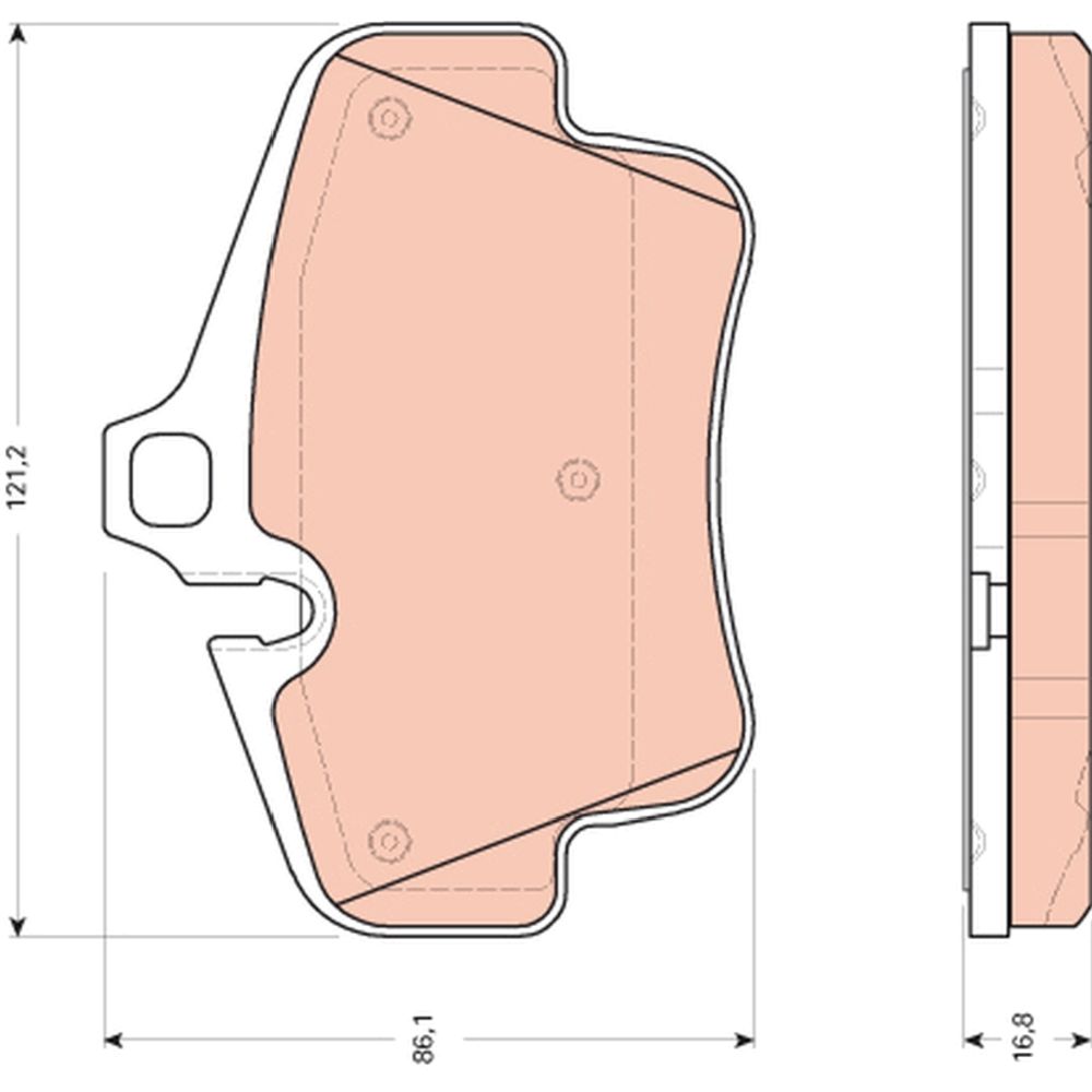 Piduriklotside komplekt 97-23157