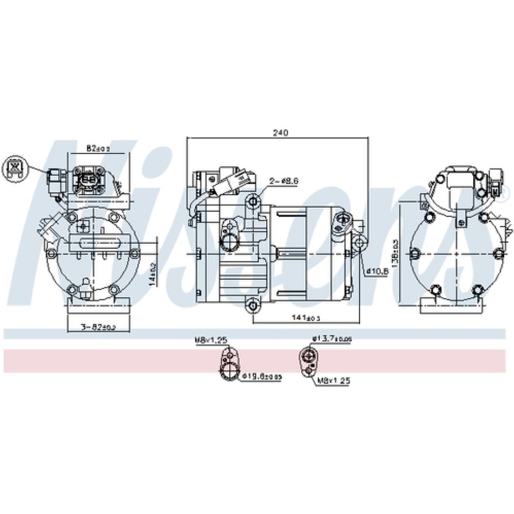 Ilmastointilaitteen kompressori 30-04944