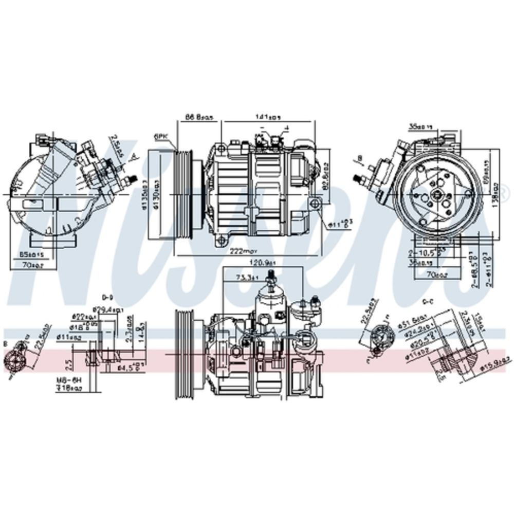 Ilmastointilaitteen kompressori 30-05573
