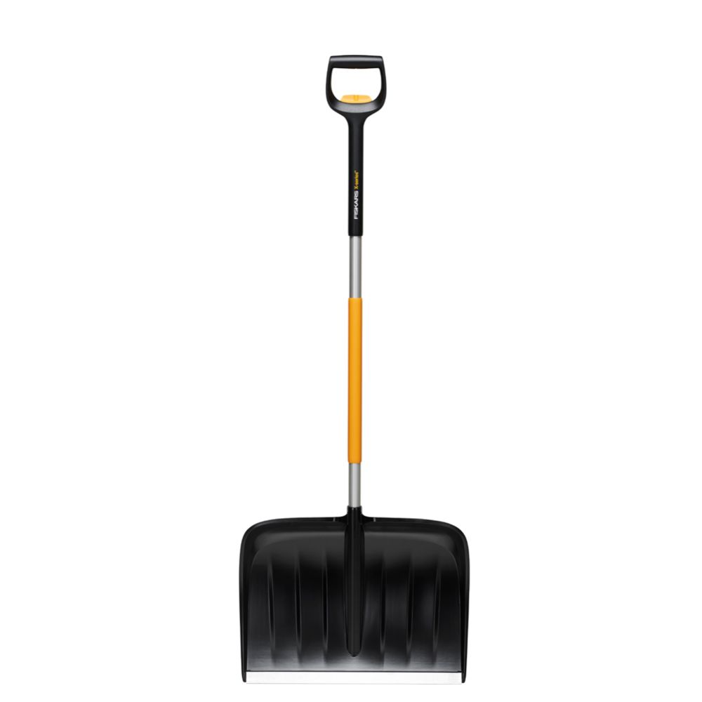 Fiskars X-Series lumentyönnin teleskooppivarrella