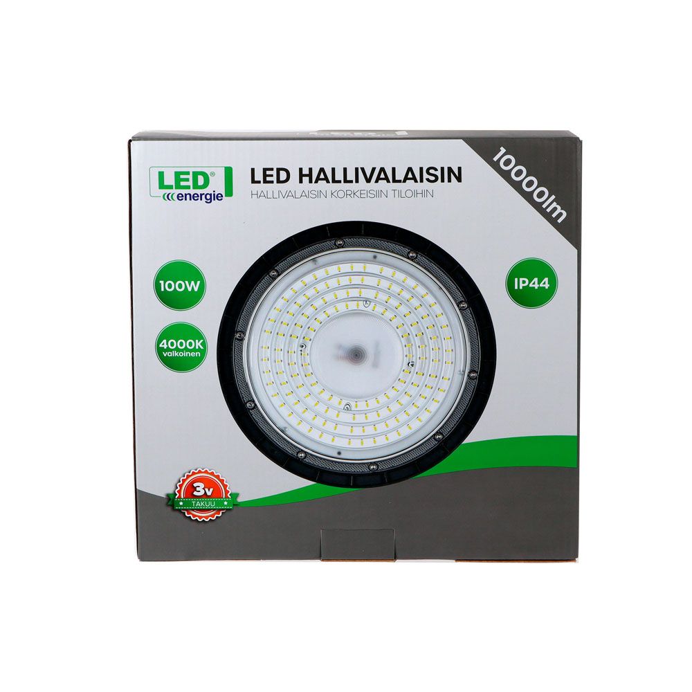 Led Energie hallampa 100 W 10 000 lm 4000 K IP44