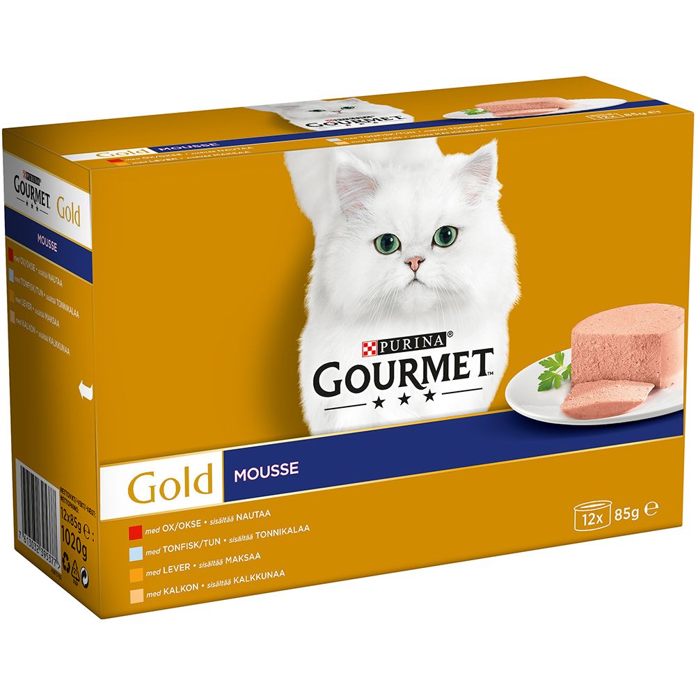 Gourmet Gold Mousselajitelma 12 x 85 g