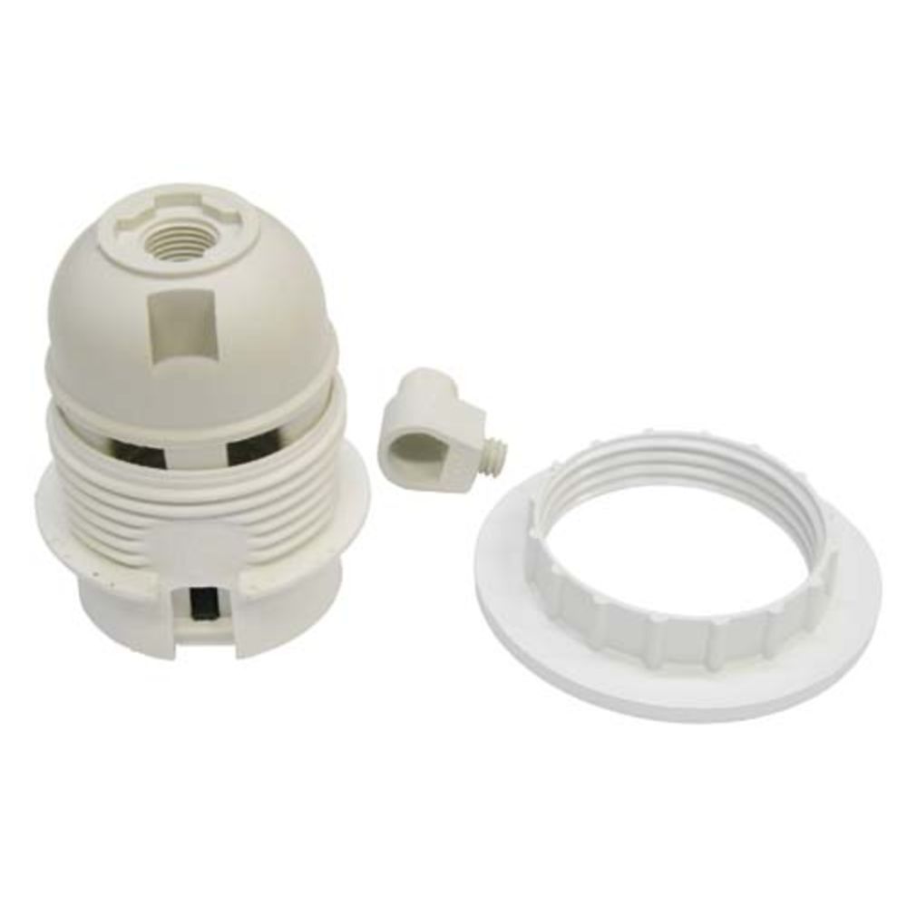 Lambipesa keermega E27 valge