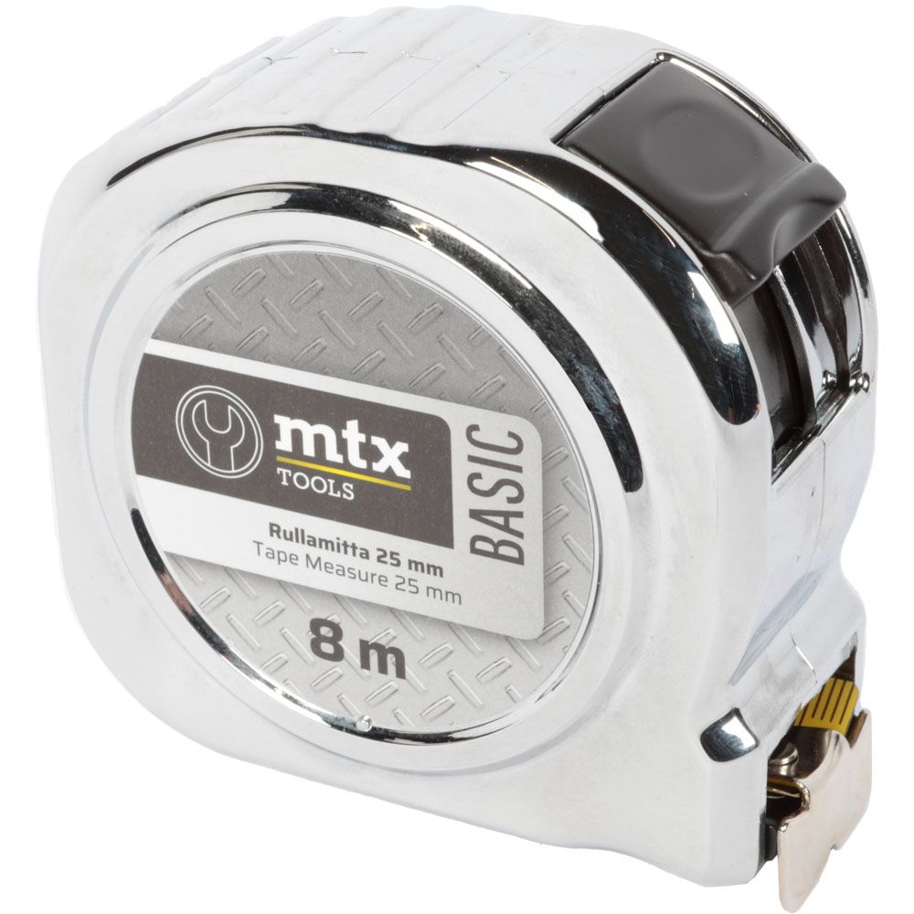 MTX Tools Basic rullamitta kromikuori 25 mm 8 m