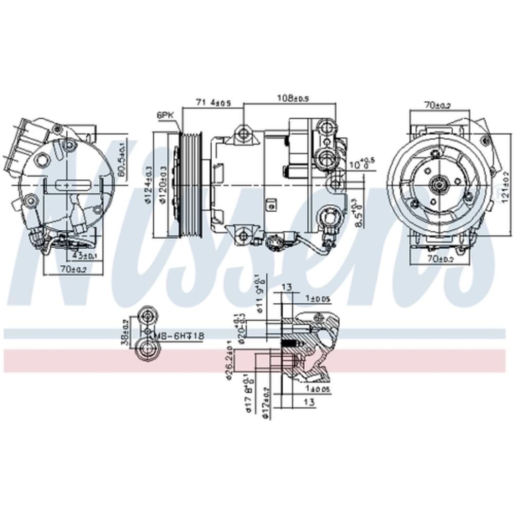 Ilmastointilaitteen kompressori 30-00306