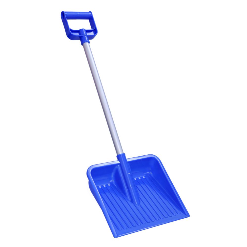 Plasto snöspade med aluminiumskaft för barn 70 cm