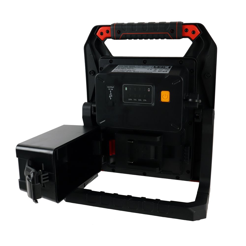 Led Energie Hybrid batteridriven arbetsbelysning 65W 4200K 6500lm