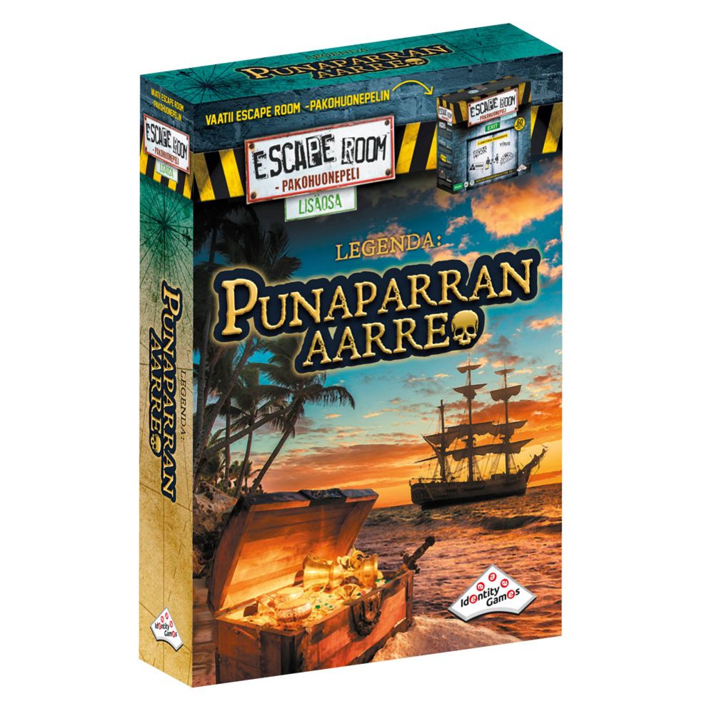 Escape Room Punaparran Aarre pakohuonelautapelin lisäosa