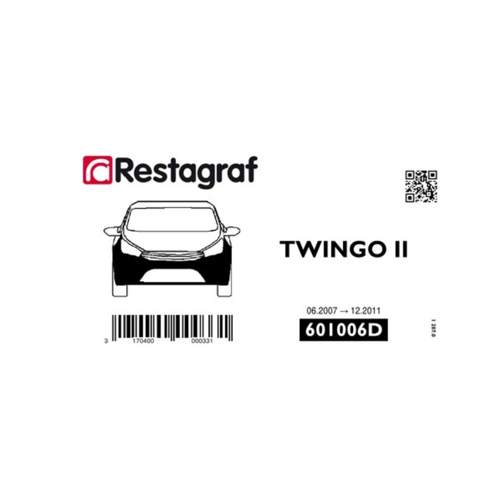 Fästsats Renault främre stötfångare 601006D 56 delar
