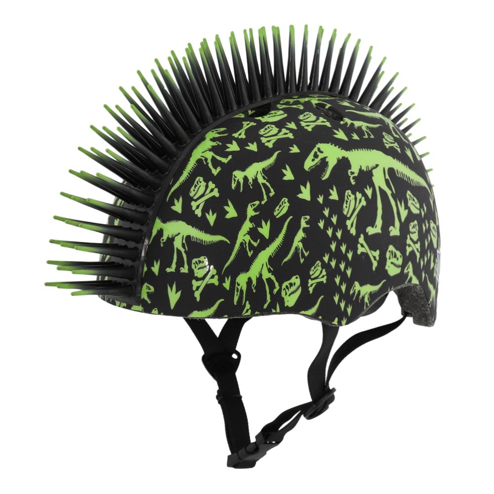 Raskullz T-Rex Bonez Mohawk barncykelhjälm 50-54 cm