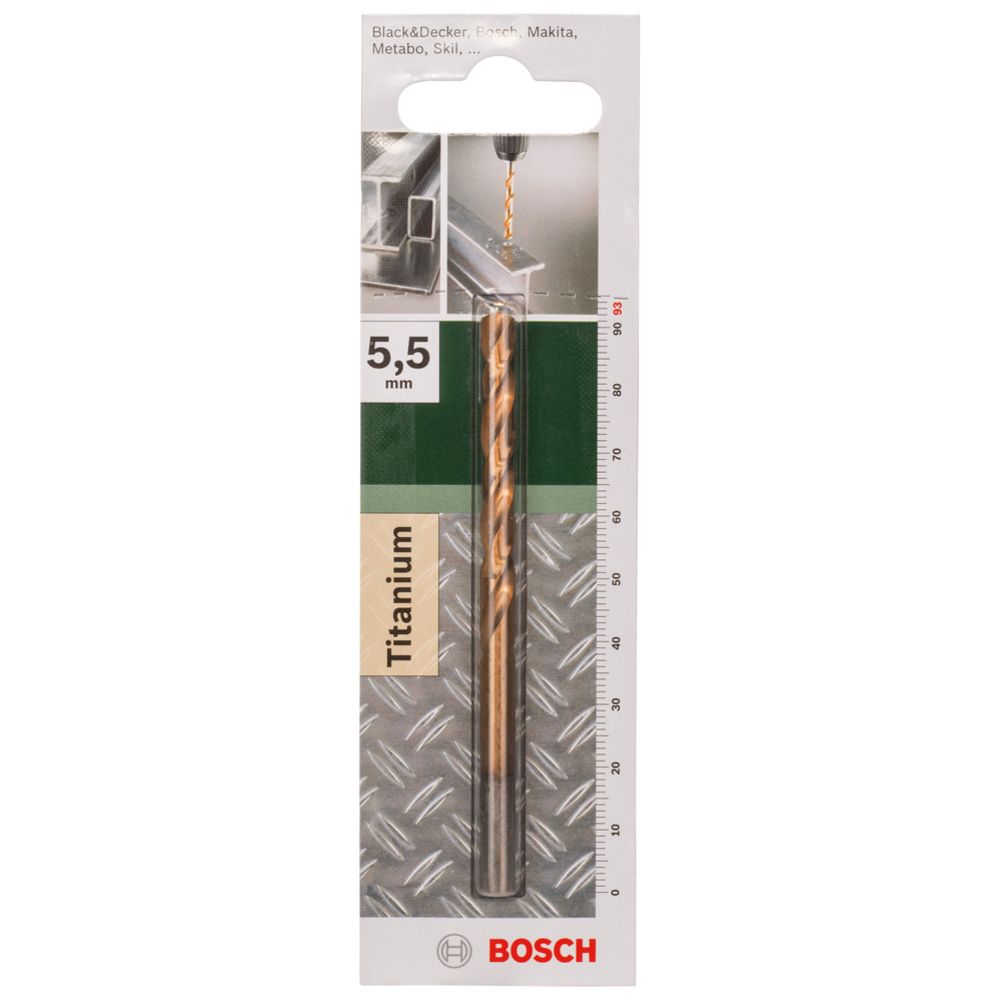 Bosch metallipuur HSS-TiN DIN 338
