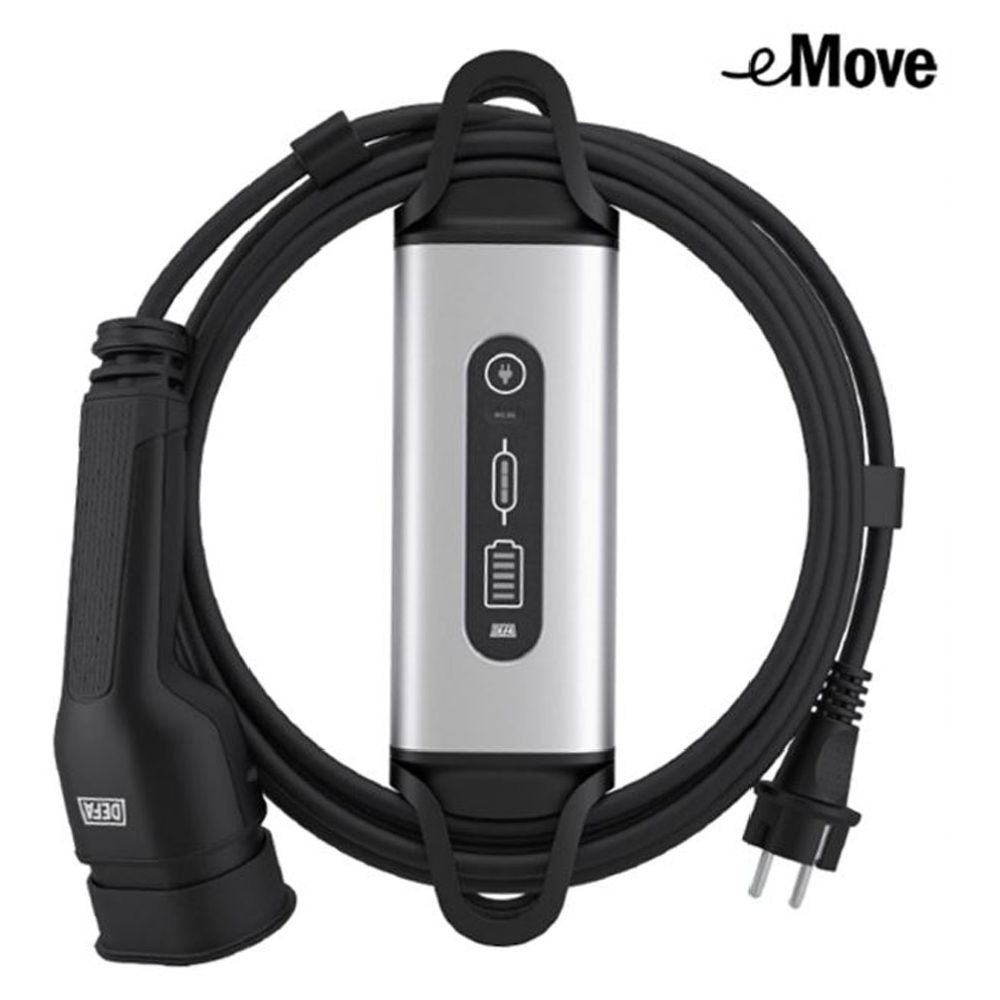 Defa eMove bärbar schuko-laddare för elbil 8 A/1,84 kW