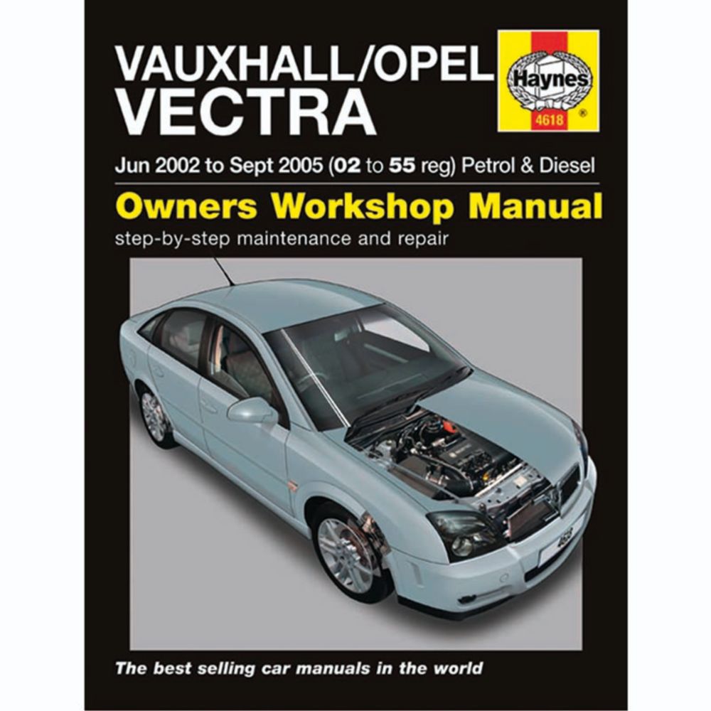 Korjausopas Opel Vectra-C 02-05 englanninkielinen