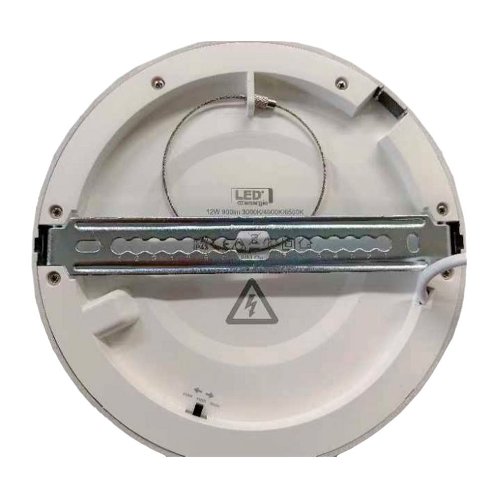 Led Energie CLIP-ON paneelivalaisin 18 W Ø 220mm 3CCT DIM 1500 lm musta