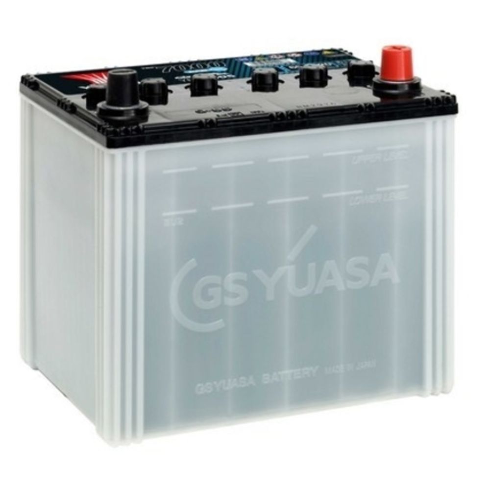 Yuasa YBX7005 65Ah / 620A EFB-batteri L232 x B173 x H225 -+