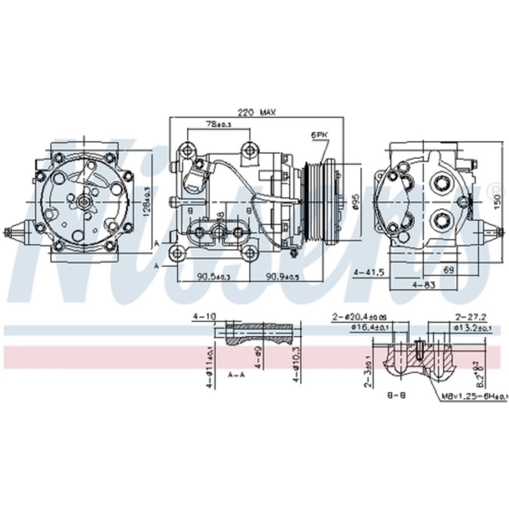 Ilmastointilaitteen kompressori 30-00303