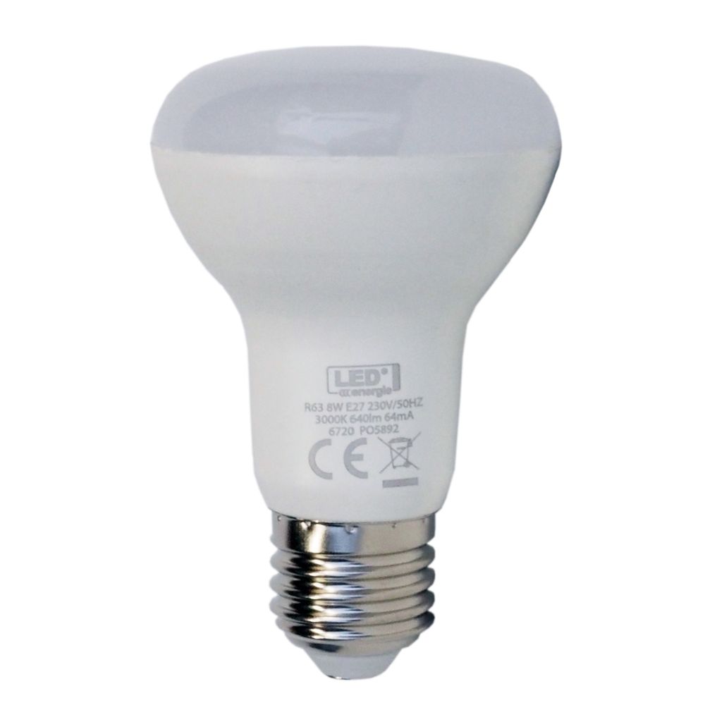 LED spotlight E27 8W 3000 K 640 lm