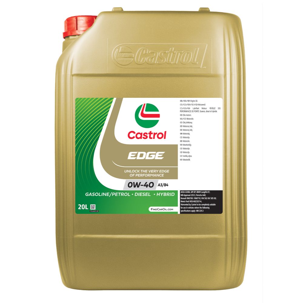 Castrol Titanium 0W-40 A3/B4 20 l moottoriöljy