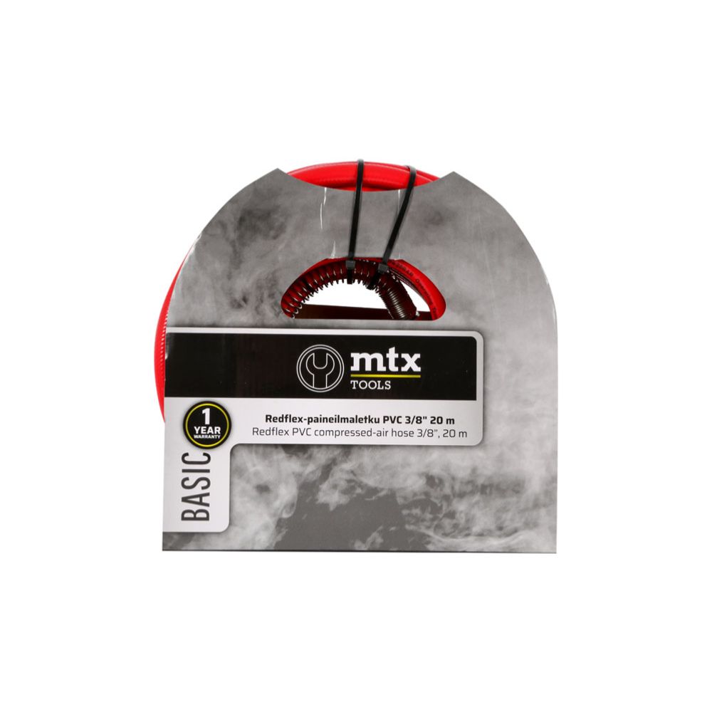 MTX Tools Basic Redflex paineilmaletku PVC 3/8" 20 m