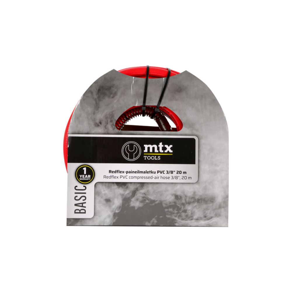 MTX Tools Basic Redflex tryckluftsslang PVC 3/8" 20 m