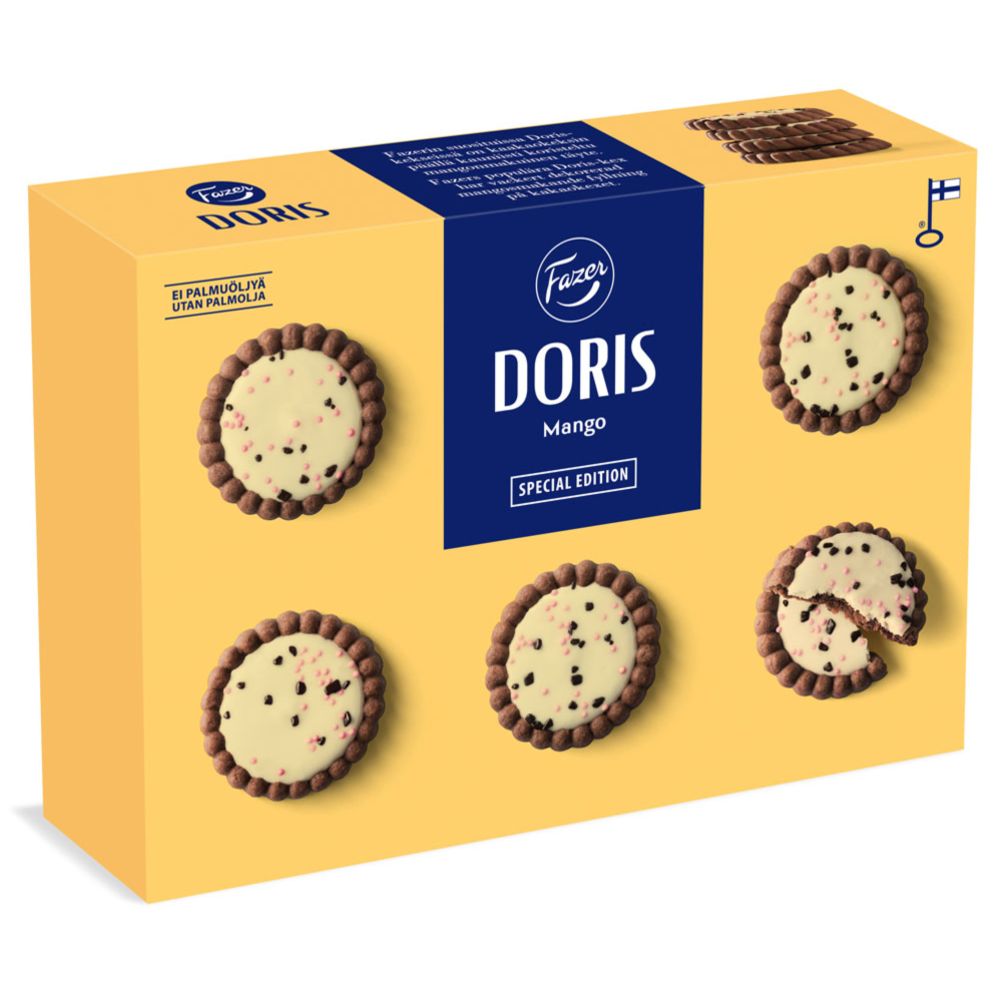 Fazer Doris Mango täytekeksi 250 g