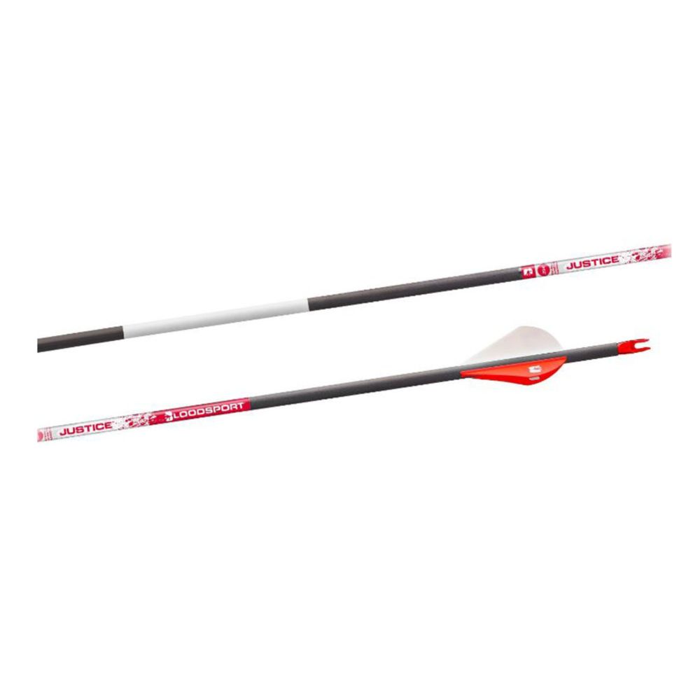 Bloodsport JUSTICE hiilikuitunuoli Spine 300, 6 kpl