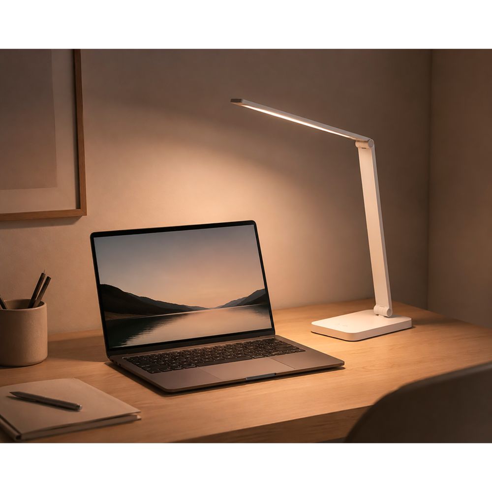 Led Energie Zeno bordslampa vit 300 lm USB-C