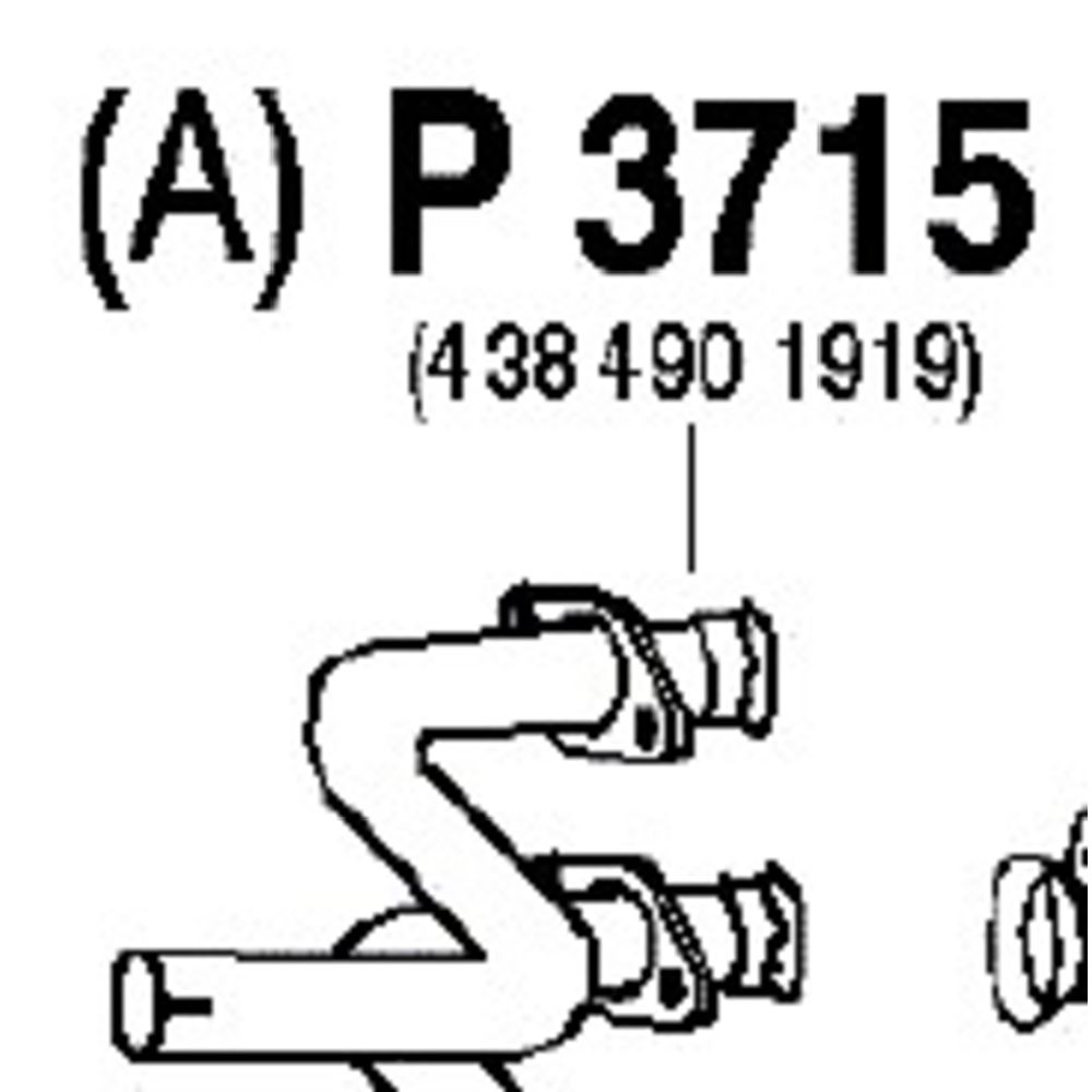 Avgasrör 14-3839