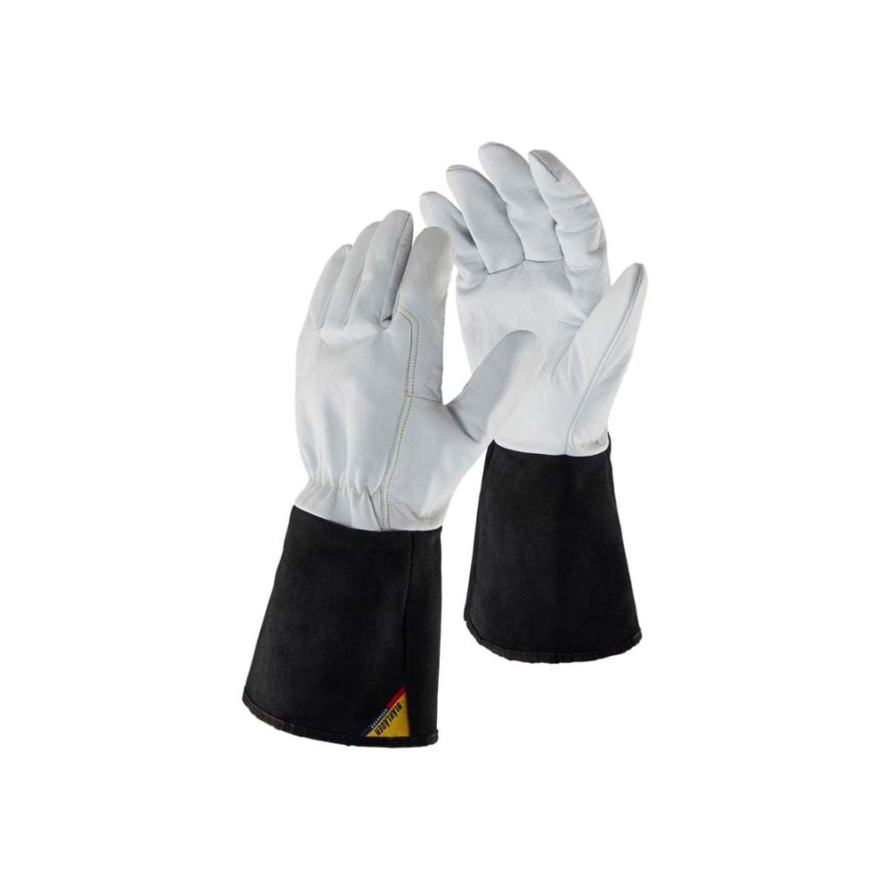 Blåkläder svetshandskar vit/mörkgrå 11
