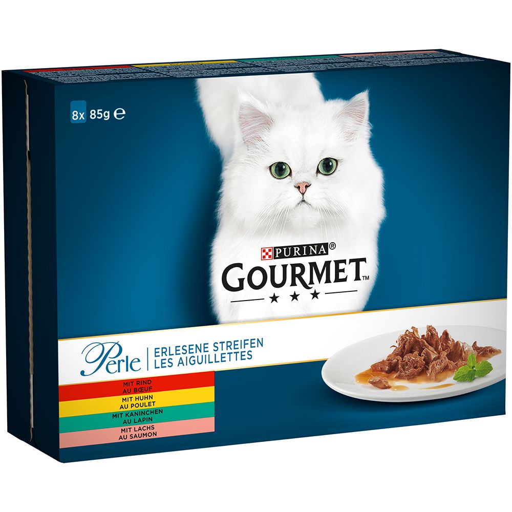 Gourmet Perle Perle Mini Filets kastikkeessa lajitelma 8 x 85 g