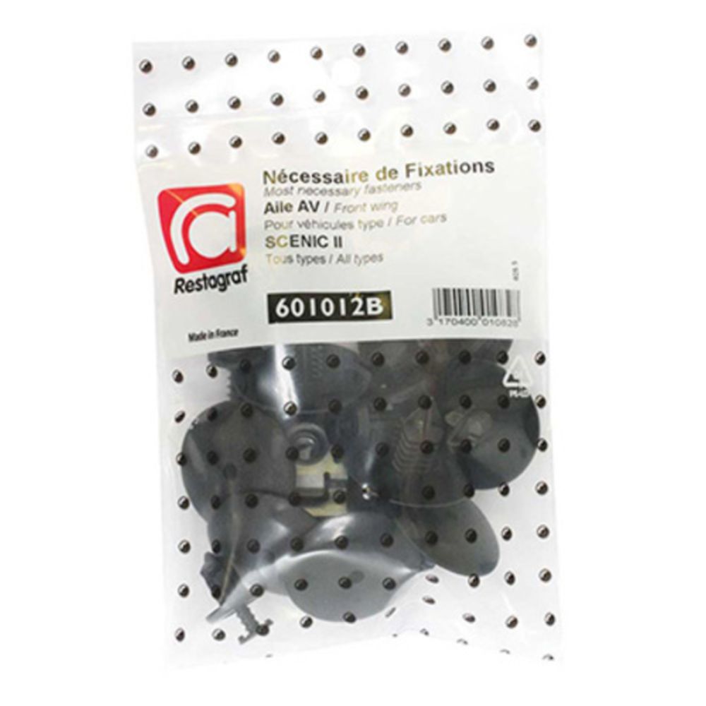 Kiinnikesarja Renault lokasuoja 601012B 18 osaa