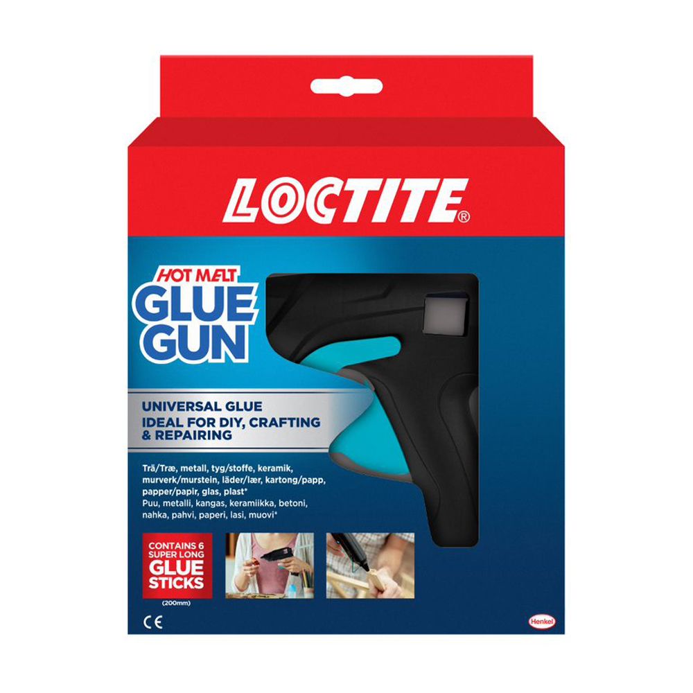Loctite Glue Gun kuumaliimapistooli + 6 liimapuikkoa