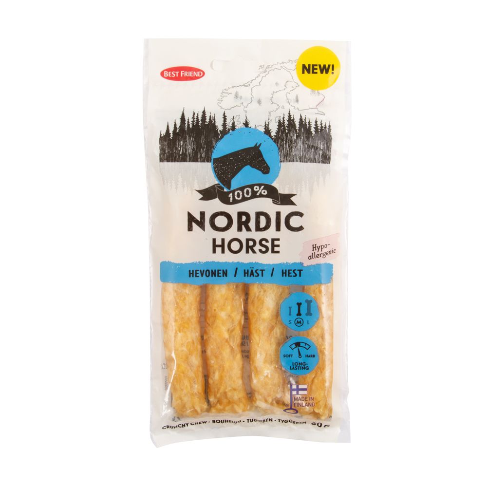Best Friend Nordic Hevonen Hypoallergenic-rouheluu 12cm 4kpl 60g